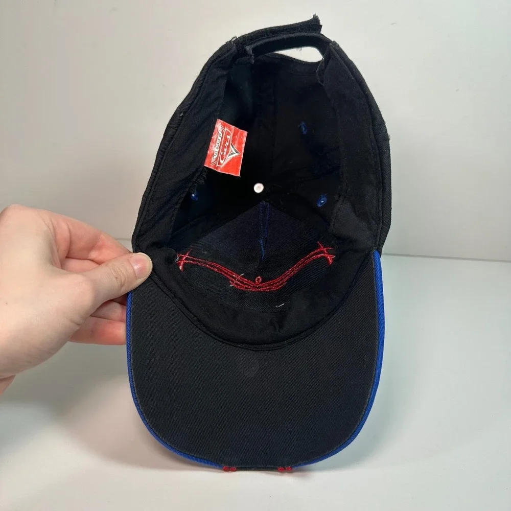Disney Pixar Cars Lightning McQueen Ramone Boys Blue Black Hat Cap 53cm